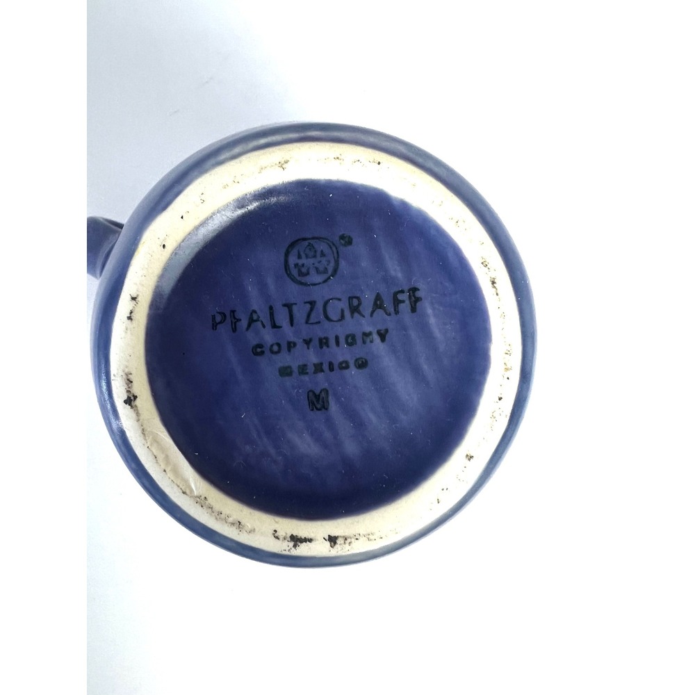 Pfaltzgraff Blue‎ Pitcher Creamer Made In Mexico Collectible Stonewear - Picture 4 of 7